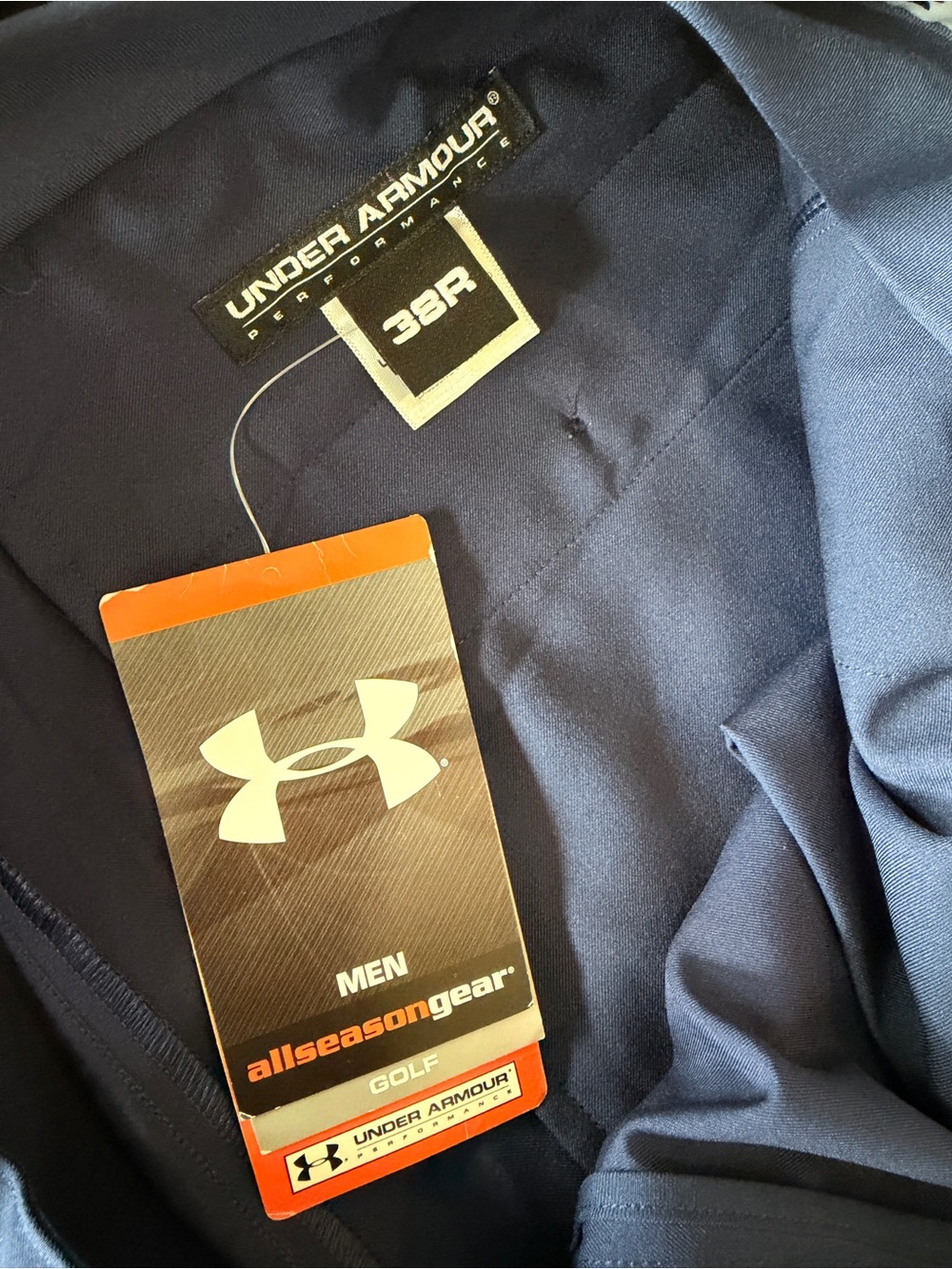 Under Armour Golf Pants Mens Size 38 R All season Gear Performance NWT